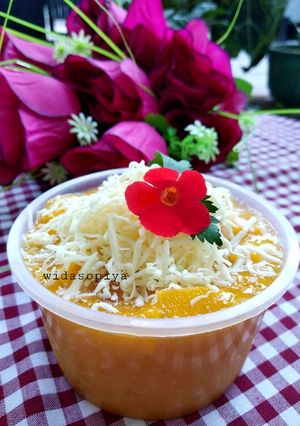 Foto resep Mango smoothy ice #pekaninspirasi #esZamanNow