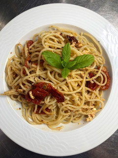 Φωτογραφία της συνταγής Spaghetti με ντοματίνια και φέτα