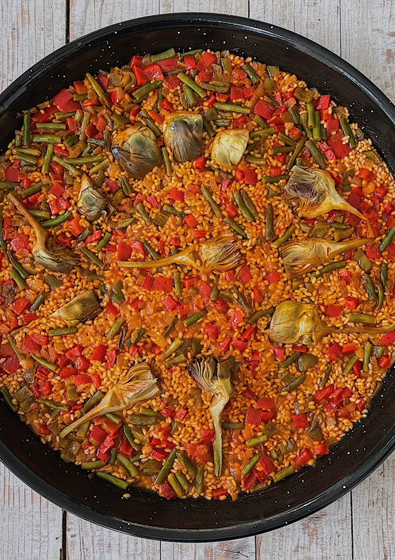 Una foto de Arroz de verduras