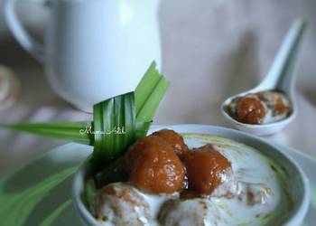 Resep Terbaru Kolak biji salak ubi Gurih Mantul