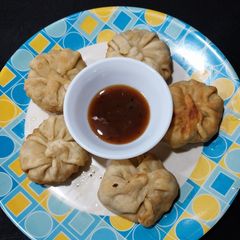 A picture of Pasta Momos.