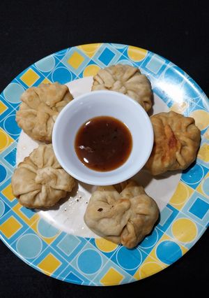 A picture of Pasta Momos.