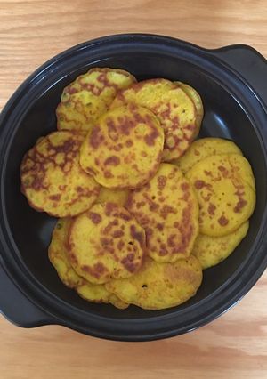 Hình của món Ăn dặm_7m17d_pancake bí đỏ.