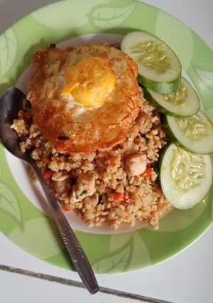 Foto resep Nasgor setan ayam no Riweuh