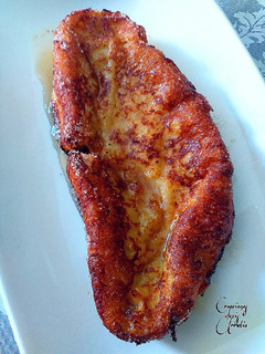 Una foto de Torrijas cremosas con miel y Canela recién molida