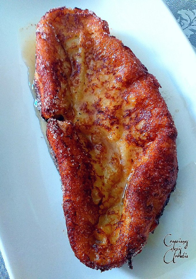 Una foto de Torrijas cremosas con miel y Canela recién molida