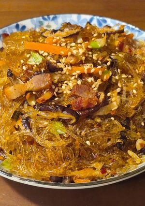 麻辣炒冬粉 的食譜成品照片