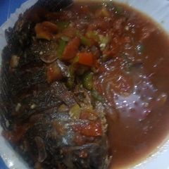 A picture of Stewed tilapia fish#localfoodcontest_Kakamega.