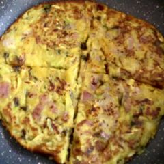 A picture of Bottle Gourd pancake.