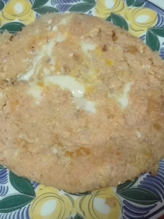 Una foto de Tortilla de puré con tomate
