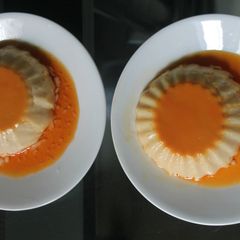 A picture of My first ever caramel pudding.