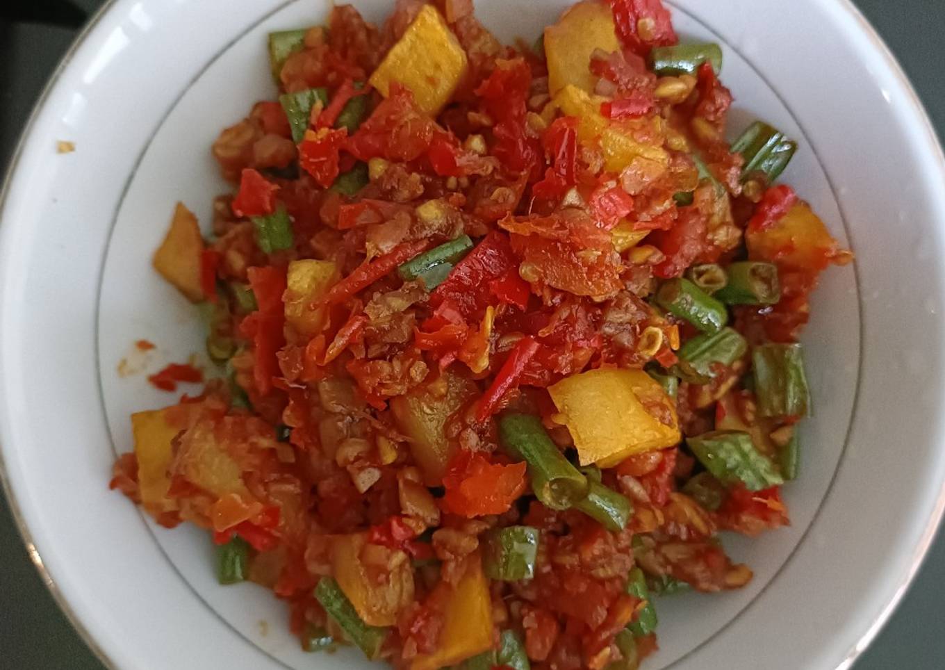 Sambal tempe kreasi Mamaci
