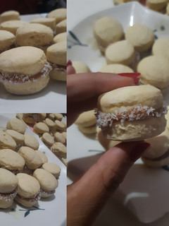 Una foto de Alfajores de maicena y harina tipo 000