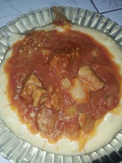 Una foto de Polenta paraguaya