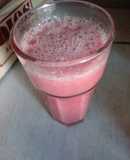 Batido de sandía y frutilla