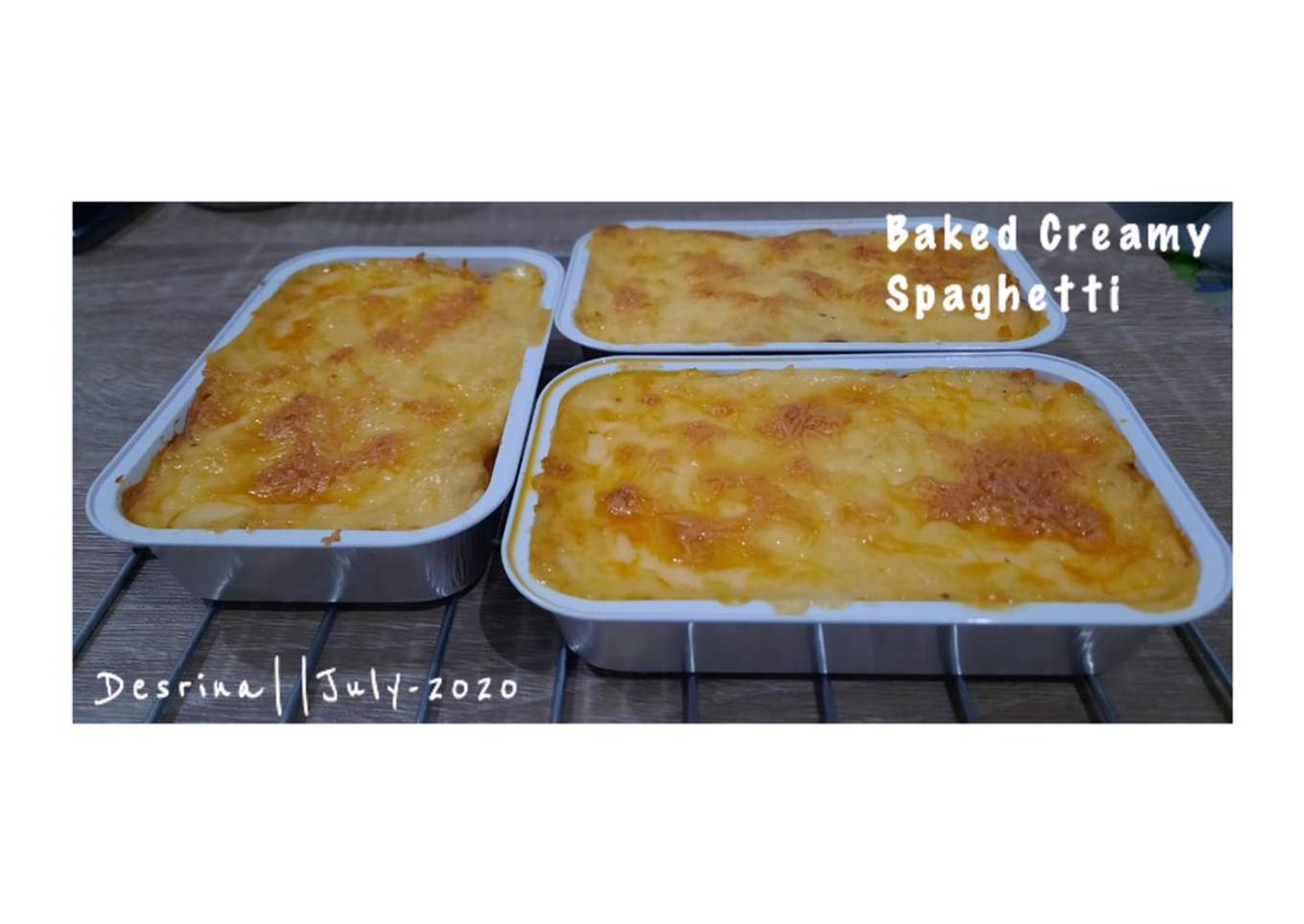 Spaghetti Bakar (Baked Creamy Spaghetti)