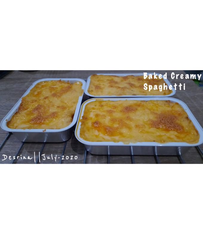 Foto resep Spaghetti Bakar (Baked Creamy Spaghetti)