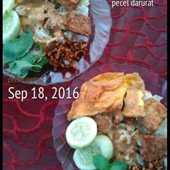 รูปของ Nasi pecel darurat