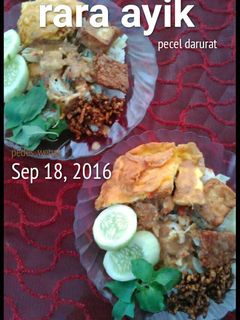 Foto resep Nasi pecel darurat