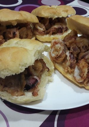 Una foto de Bocata de calamares