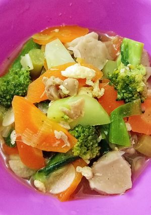 Foto resep Capcay brokoli wortel