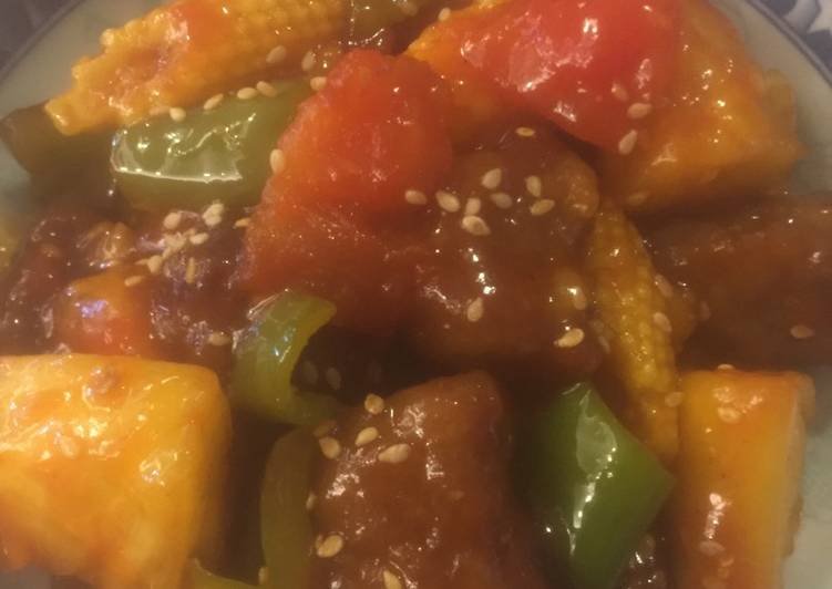 Sweet and sour beef
