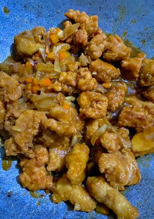 Foto resep Ayam popcorn saus tiram Simple & Mantulll