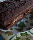 Budín de chocolate integral relleno (vegan, oil-free)!
