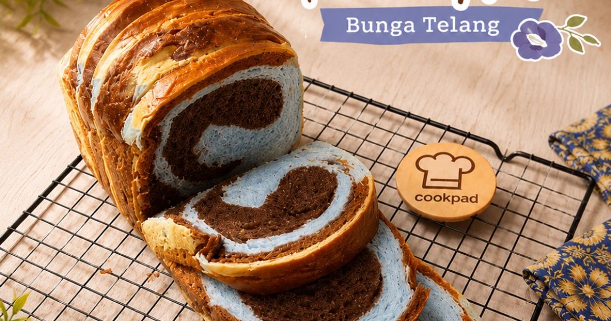 Bund Roti Resep Roti Tawar Nasi Bunga Telang Egless Super Lembut👍 oleh Oktaviani ...