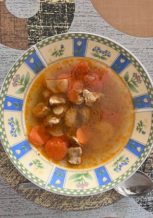 Gulyás leves recept fotója