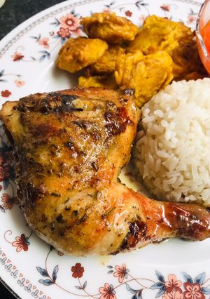 A picture of Mustard Mayo Chicken.