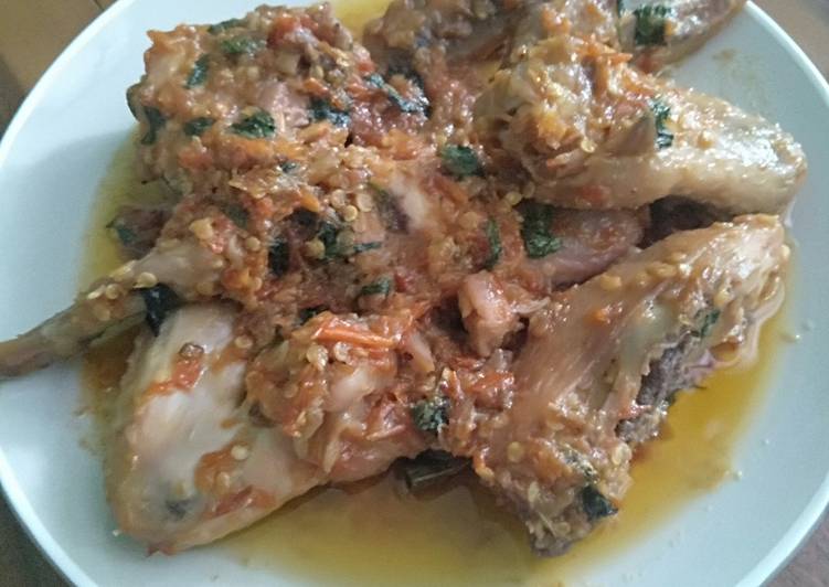 Resep @MANTAP Ayam Rica-rica menu masakan sehari hari
