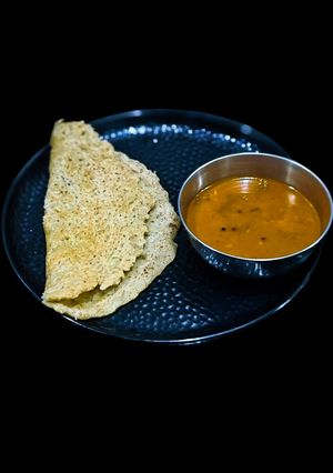 A picture of Brown Chickpeas Dosa (Kala Chana).