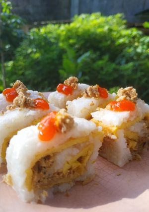 Foto resep Sushi egg tuna