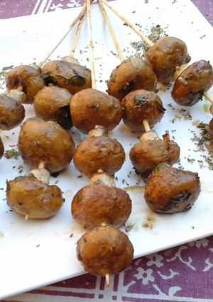 A picture of Baked Mushrooms.