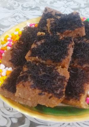 A picture of Chocolate Coconut Burfi.