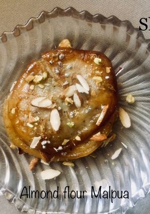 A picture of Almond Malpua.