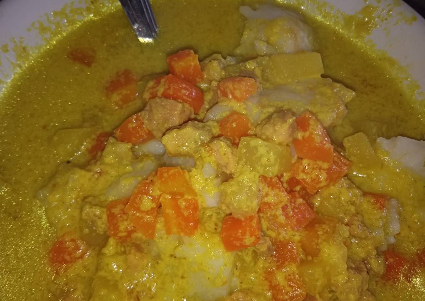 Soto daging santan