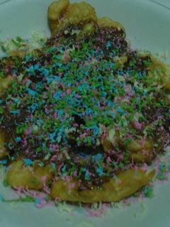 Foto resep Pisang coklat keju warna-warni