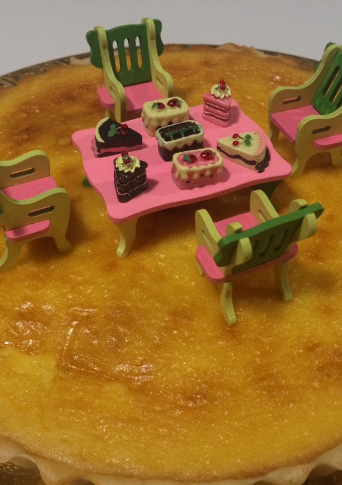 Una foto de Tarta de queso mascarpone al horno