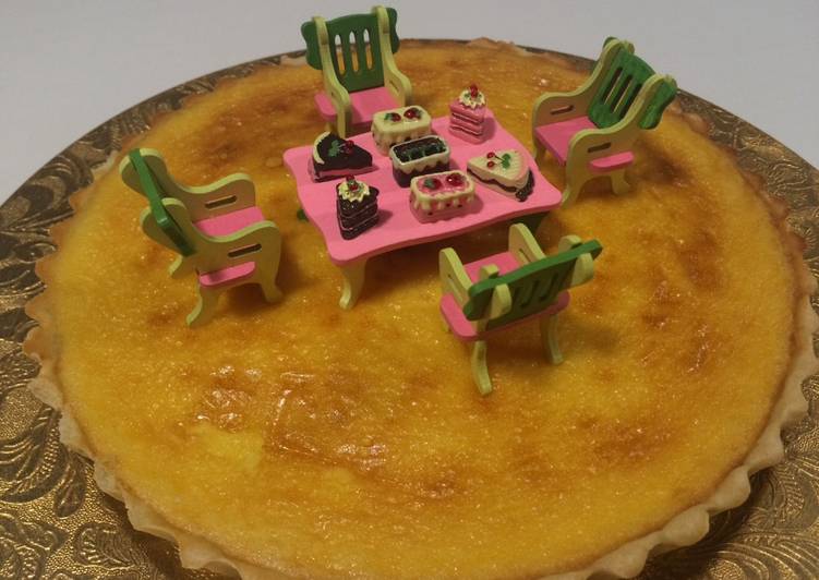 Tarta de queso mascarpone al horno