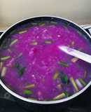 Canh khoai mỡ thịt bằm