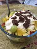 سلطة فواكه بالقشطه Fruit Salad