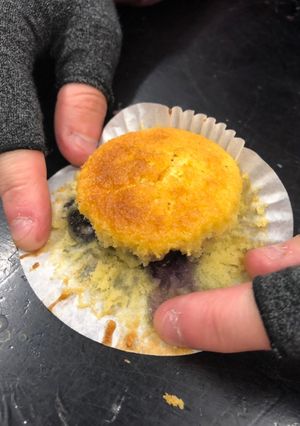 A picture of Blueberry Muffins.