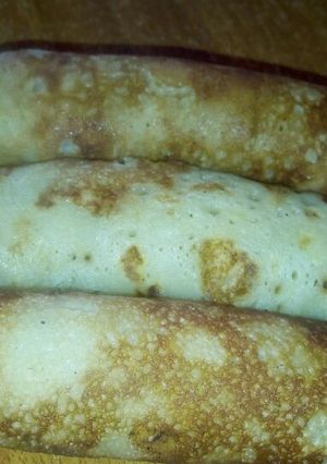 A picture of Banana pancakes,.