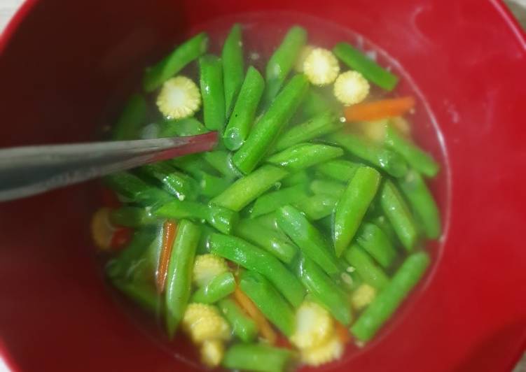 Proses Membuat Tumis buncis Lezat