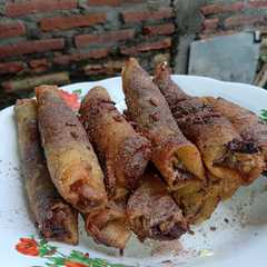 A picture of Piscok/ Pisang coklat lumer mudah.