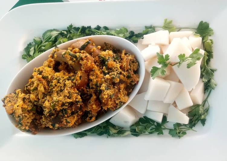 Steps to Prepare Speedy Egusi soup with agidi