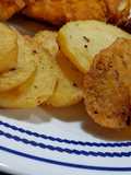 Papitas redondas fritas