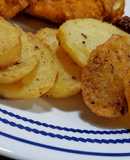 Papitas redondas fritas